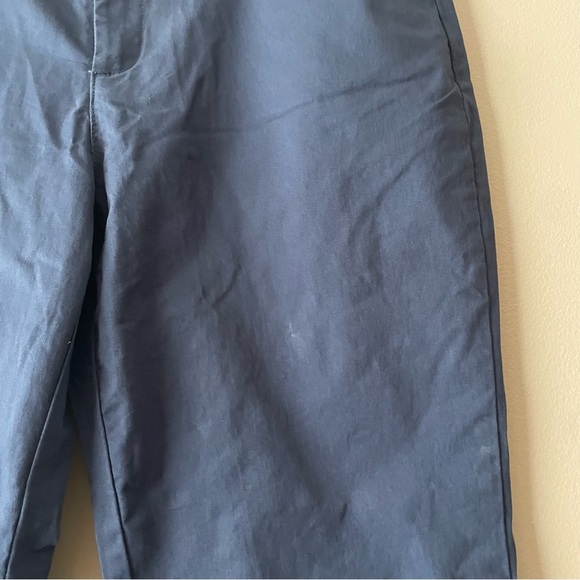 NWT EDDIE BAUER Curvy Straight Leg Stretch Dusty Indigo Mid Rise Dress Pants - Picture 7 of 7